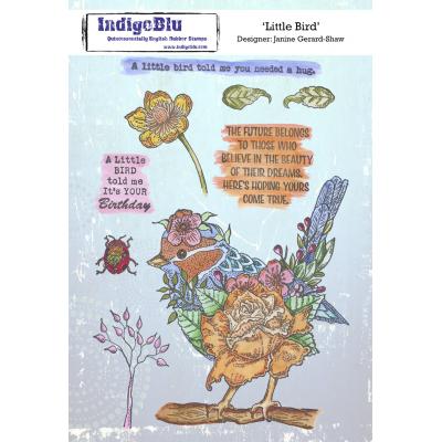 IndigoBlu Rubber Stamps - Little Birdie